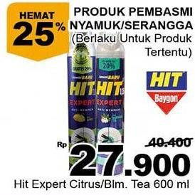 Promo Harga HIT Aerosol Expert Expert Citrus, Blooming Tea 600 ml - Giant