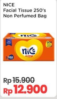 Promo Harga Nice Facial Tissue Non Perfumed 250 sheet - Indomaret