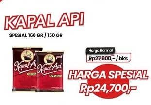 Promo Harga Kapal Api Kopi Bubuk Special 150 gr - Carrefour