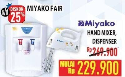 Promo Harga MIYAKO Hand Mixer, Dispenser  - Hypermart