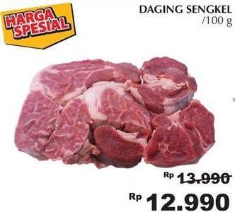 Promo Harga Daging Sengkel (Shankle) per 100 gr - Giant