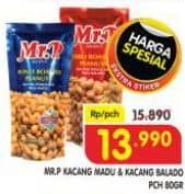 Promo Harga Mr.p Peanuts Madu, Balado 80 gr - Superindo