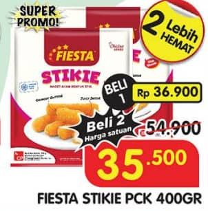 Promo Harga Fiesta Naget Stikie 500 gr - Superindo