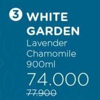 Promo Harga WHITE GARDEN Shower Cream Lavender Chamomile 900 ml - Watsons