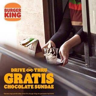 Promo Harga BURGER KING Chocolate Sundae  - Burger King