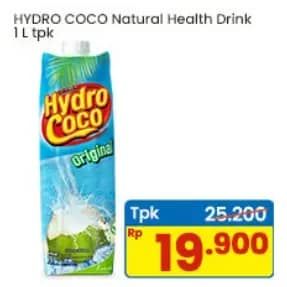 Promo Harga Hydro Coco Minuman Kelapa Original 1000 ml - Indomaret