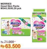 Promo Harga Merries Pants Good Skin M34, L30, XL26  - Indomaret