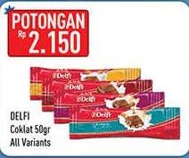 Promo Harga DELFI Chocolate All Variants 55 gr - Hypermart