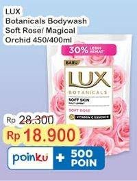 Promo Harga LUX Botanicals Body Wash Kecuali Soft Rose, Kecuali Magical Orchid 400 ml - Indomaret