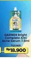 Promo Harga Garnier Bright Complete Serum Anti Acne Serum 7 ml - Indomaret