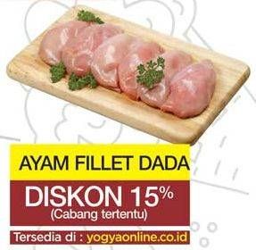 Promo Harga Ayam Fillet Dada per 100 gr - Yogya