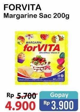 Promo Harga FORVITA Margarine 200 gr - Alfamart