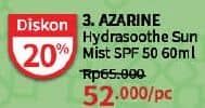 Promo Harga Azarine Hydrasoothe Sunscreen Mist 60 ml - Guardian