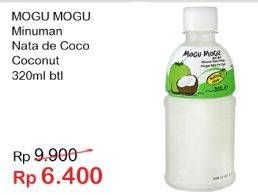 Promo Harga MOGU MOGU Minuman Nata De Coco Kelapa 320 ml - Indomaret