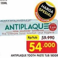 Promo Harga Antiplaque Toothpaste 180 gr - Superindo