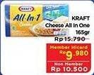 Promo Harga KRAFT All in 1 Cheddar 165 gr - Hypermart