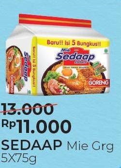 Promo Harga SEDAAP Mie Goreng per 5 pcs - Alfamart