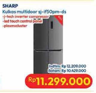 Promo Harga Sharp SJ-IF50PM-DS New Queen Series 2021  - Hypermart