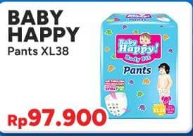 Promo Harga Baby Happy Body Fit Pants XL38 38 pcs - Indomaret