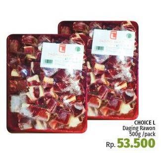 Promo Harga CHOICE L Daging 500 gr - LotteMart