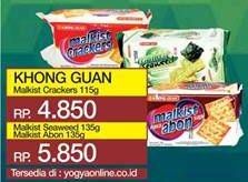 Promo Harga KHONG GUAN Malkist Crackers 135 gr - Yogya
