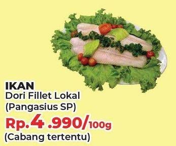 Promo Harga Ikan Fillet Pangasius per 100 gr - Yogya