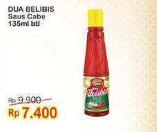 Promo Harga DUA BELIBIS Saus Cabe 135 ml - Indomaret