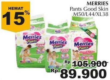 Promo Harga Merries Pants Good Skin M50, L44, XL38  - Giant