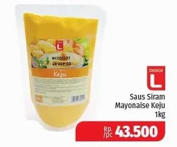 Promo Harga CHOICE L Saus Mayonaise Keju 1 kg - Lotte Grosir