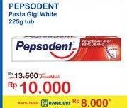 Promo Harga PEPSODENT Pasta Gigi Pencegah Gigi Berlubang White 225 gr - Indomaret