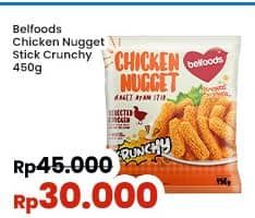 Promo Harga Belfoods Nugget Chicken Nugget Crunchy 500 gr - Indomaret