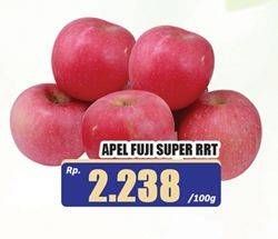 Promo Harga Apel Fuji Super RRT per 100 gr - Hari Hari