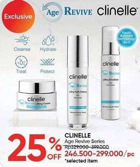 Promo Harga CLINELLE Age Revive Lifting Cream 40 ml - Guardian