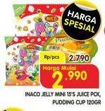 Promo Harga INACO Mini Jelly Mini Juice 15 pcs - Superindo