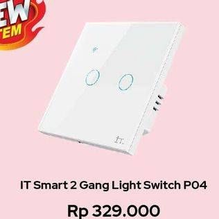 Promo Harga IT Smart 2 Gang Light Switch P04  - Erafone