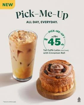 Promo Harga Pick Me Up  - Starbucks