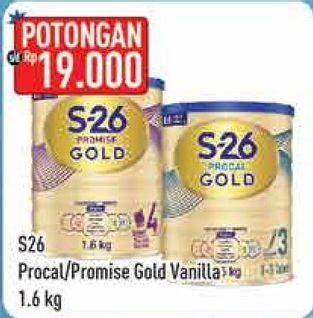 Promo Harga S26 Procal/Promise Susu Pertumbuhan Vanilla 1600 gr - Hypermart