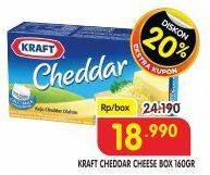 Promo Harga Kraft Cheese Cheddar 160 gr - Superindo