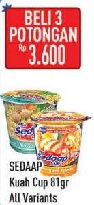 Promo Harga SEDAAP Mie Kuah All Variants 81 gr - Hypermart