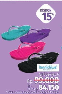 Promo Harga KONNICHIWA Sandal  - LotteMart