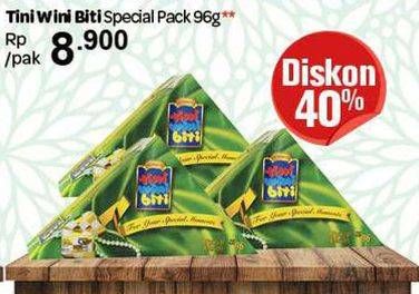 Promo Harga TINI WINI BITI Special Pack 96 gr - Carrefour