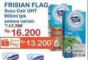 Promo Harga FRISIAN FLAG Susu UHT Purefarm All Variants 900 ml - Indomaret