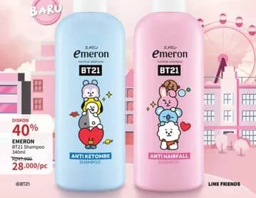 Promo Harga Emeron Shampoo Hair Fall Control, Anti Dandruff 340 ml - Guardian