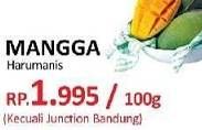 Promo Harga Mangga Harum Manis per 100 gr - Yogya