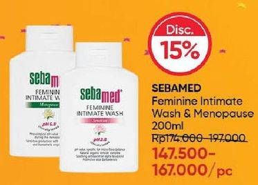 Promo Harga Sebamed Feminie Intimate Wash 200 ml - Guardian