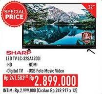 Promo Harga SHARP LC-32SA4200i | LED TV  - Hypermart