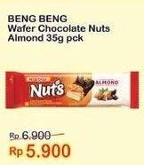 Promo Harga BENG-BENG Wafer Nuts Almond 35 gr - Indomaret