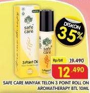 Promo Harga Safe Care 3 Point Oil Telon Aromatherapy 10 ml - Superindo