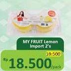 Promo Harga My Fruit Lemon Import 2 pcs - Alfamidi