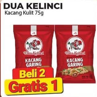 Promo Harga Dua Kelinci Kacang Garing Original 75 gr - Alfamart